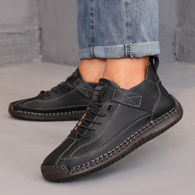 Leather Boots For Outdoor Casual Wear Available In Large Sizes For Both