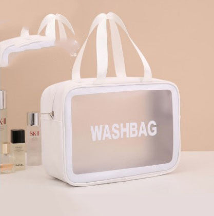 Cosmetic Bag Large-capacity Portable Toilet Bag Female Waterproof And Transparent