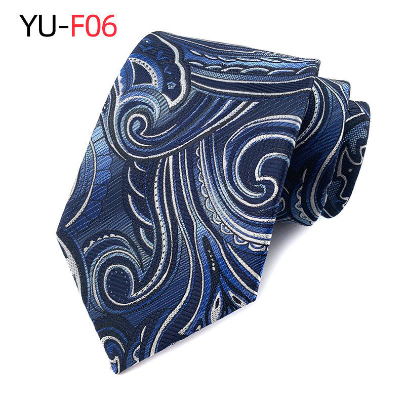 New Hot Sell Paisley Polyester Jacquard Men's Tie