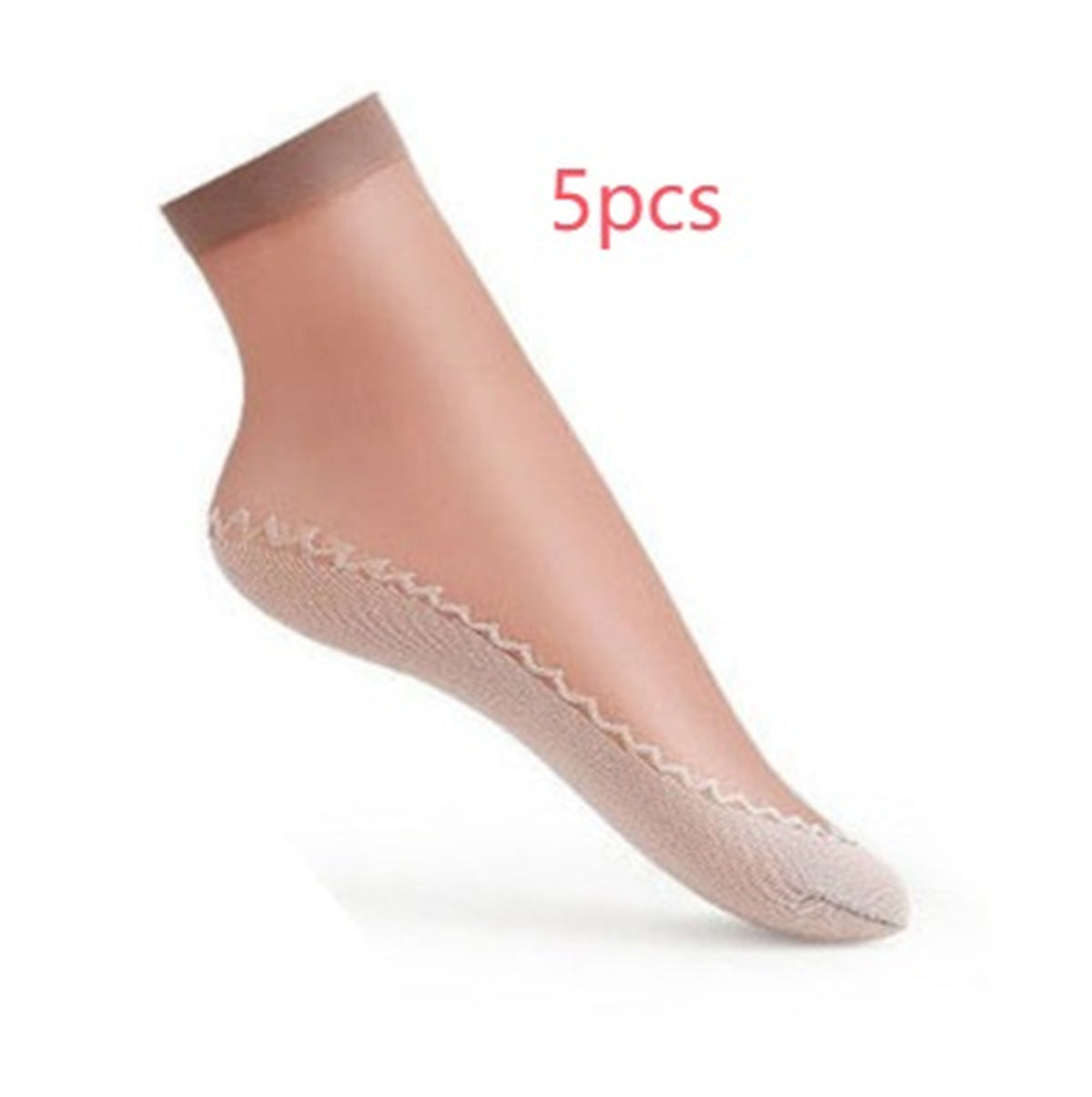Velvet Women's Short Silk Stockings Pure Cotton Sweat Absorbing And Anti Slip