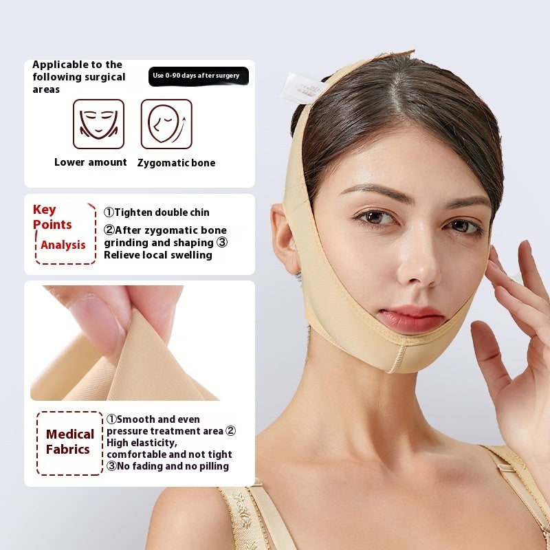 Line Carving Small V Face Mask Liposuction Head Cover After Face Suction