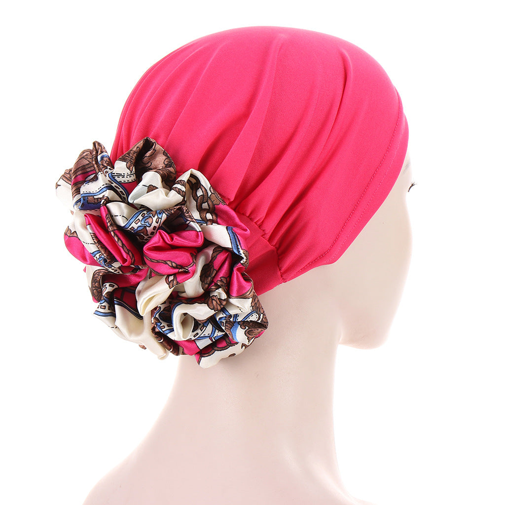 Women's Fashion Multicolor Tapestry Scarf Hat