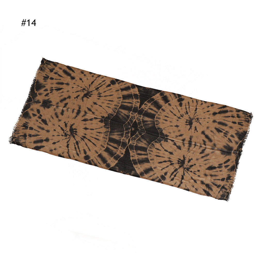 Solid Color Thin Breathable Handmade Scarf Shawl