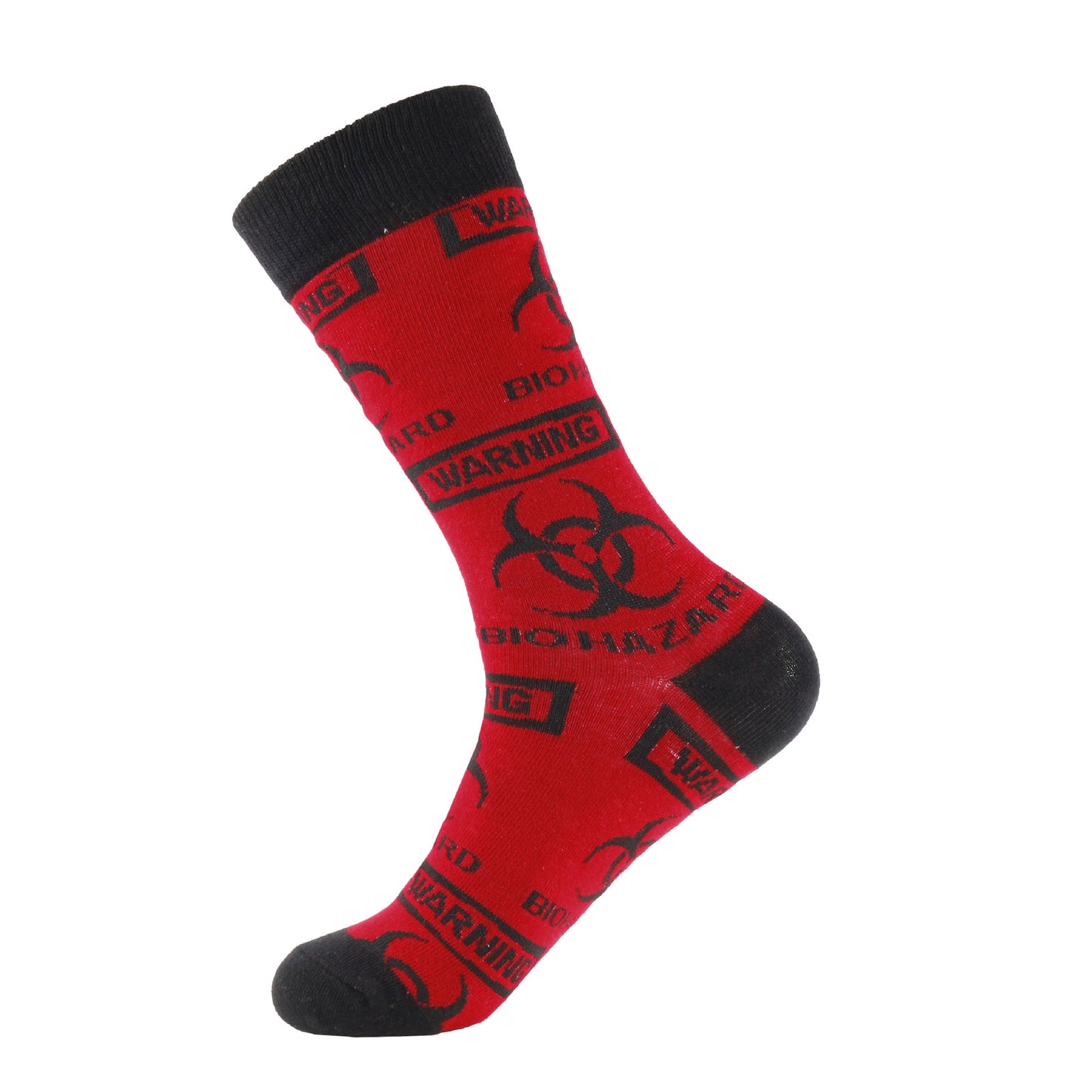 Fashion Color Wine Glass Drink Cotton Mid-calf Length Socks