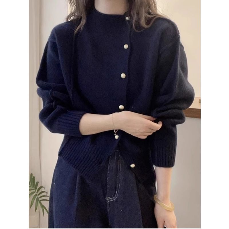 Womens Warm Figure-flattering Knitted Base Sweater