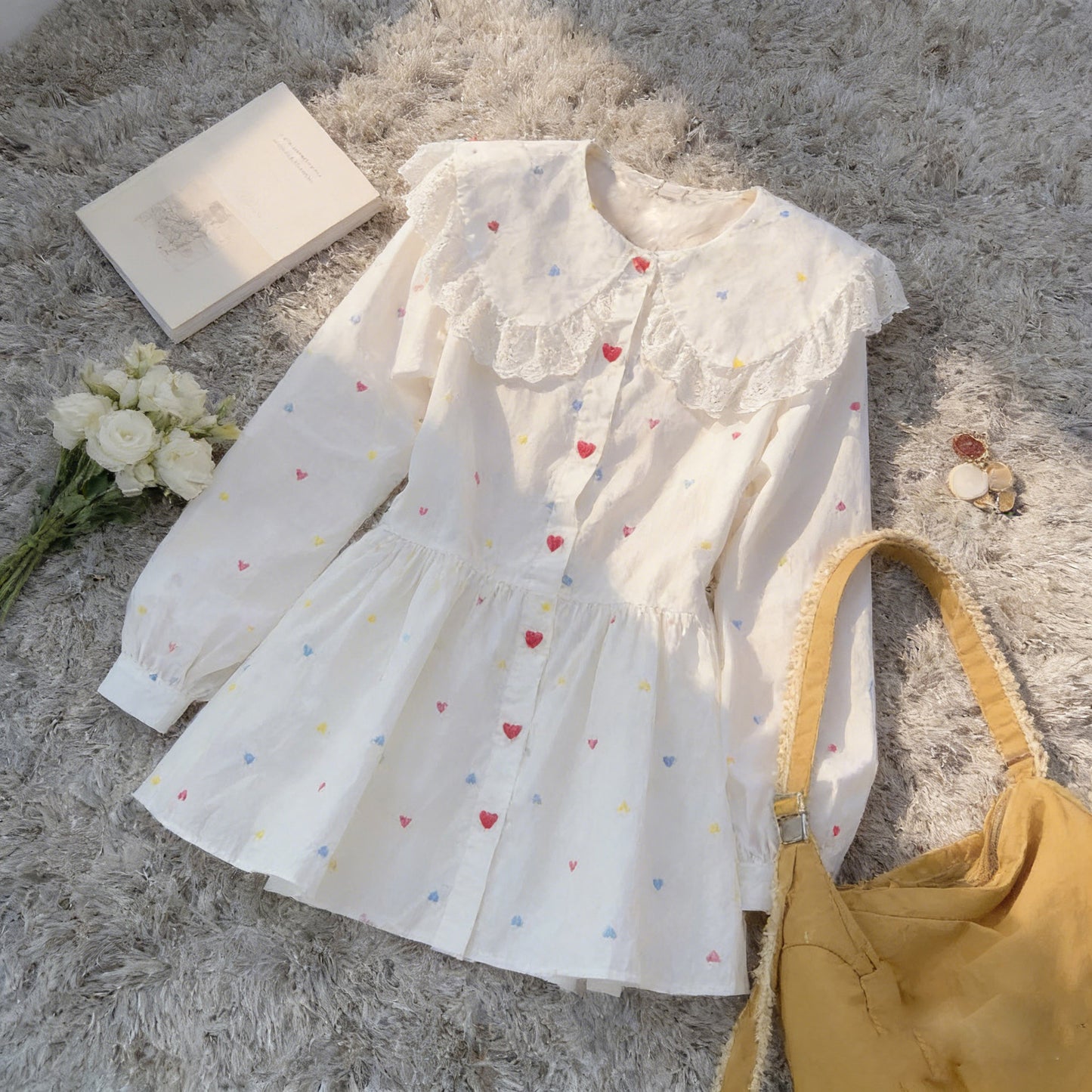New Age-reducing Printed Long-sleeve Slimming Short Skirt