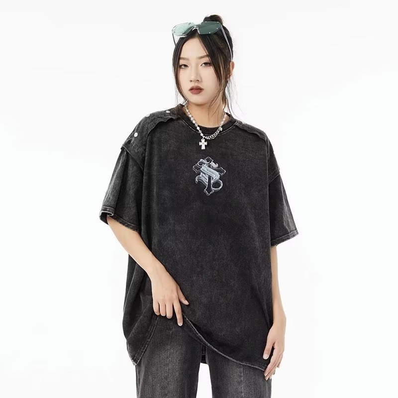 Summer Short Sleeve Lovers Wild T-shirt Letter Print