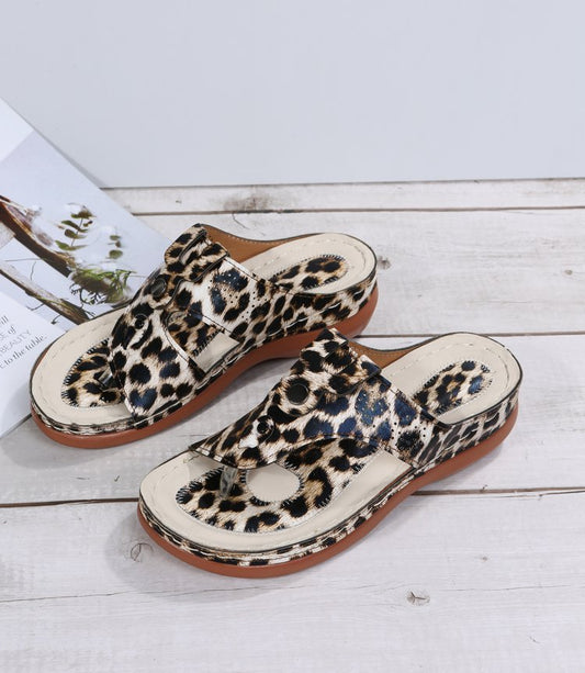 Women's Fashion Slope Heel Flip Flop
