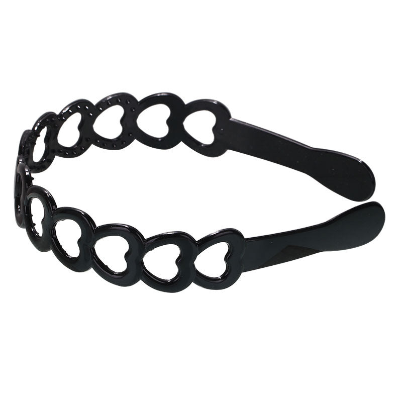 Fashion Black Spray Paint Women's Bow Hair Band