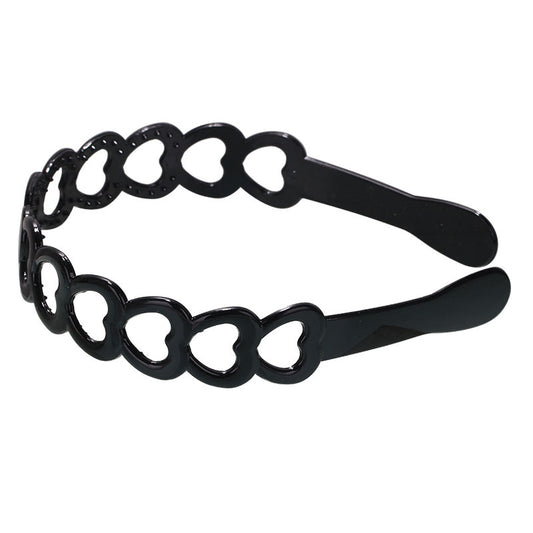 Fashion Black Spray Paint Women's Bow Hair Band
