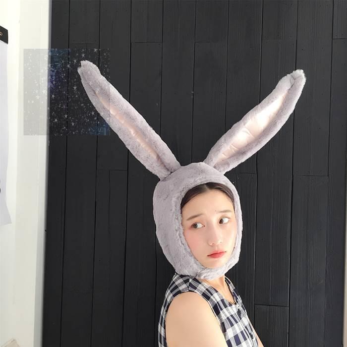 Cute Plush Girl's Heart Photo Props Female Cartoon Rabbit Ears
