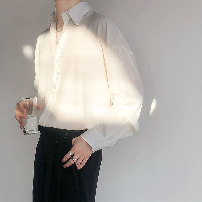 Vintage isdrape med løstsiddende langærmet top
