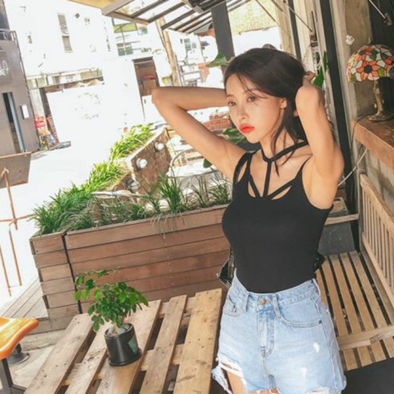 Women's Outer Wear Summer Tight New Halter Camisole