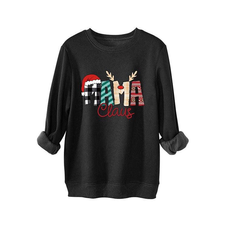 Løs fleeceforet sweater i store størrelser til damer, der passer til alt
