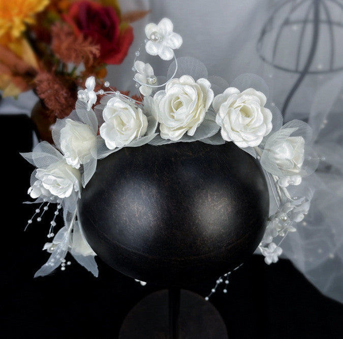 Bridal Headdress Super Fairy Handmade Forest Flower Headband