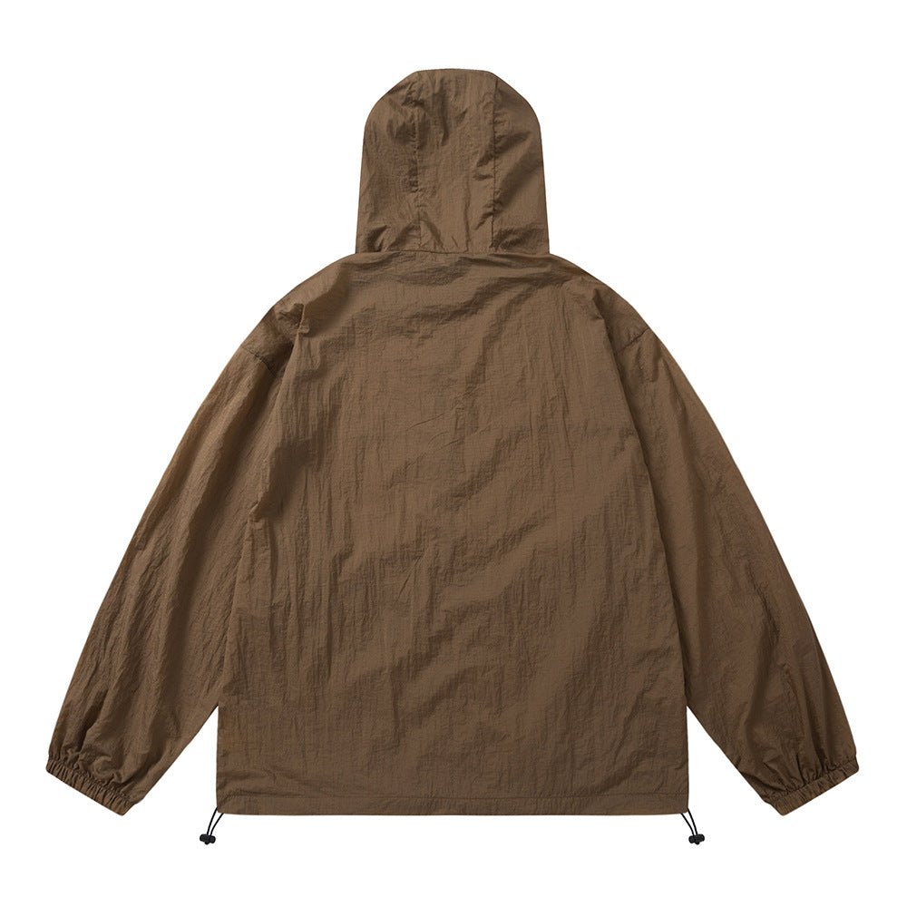 Sun Protection Clothing Men's High Street Tide Thin Section Baggy Coat