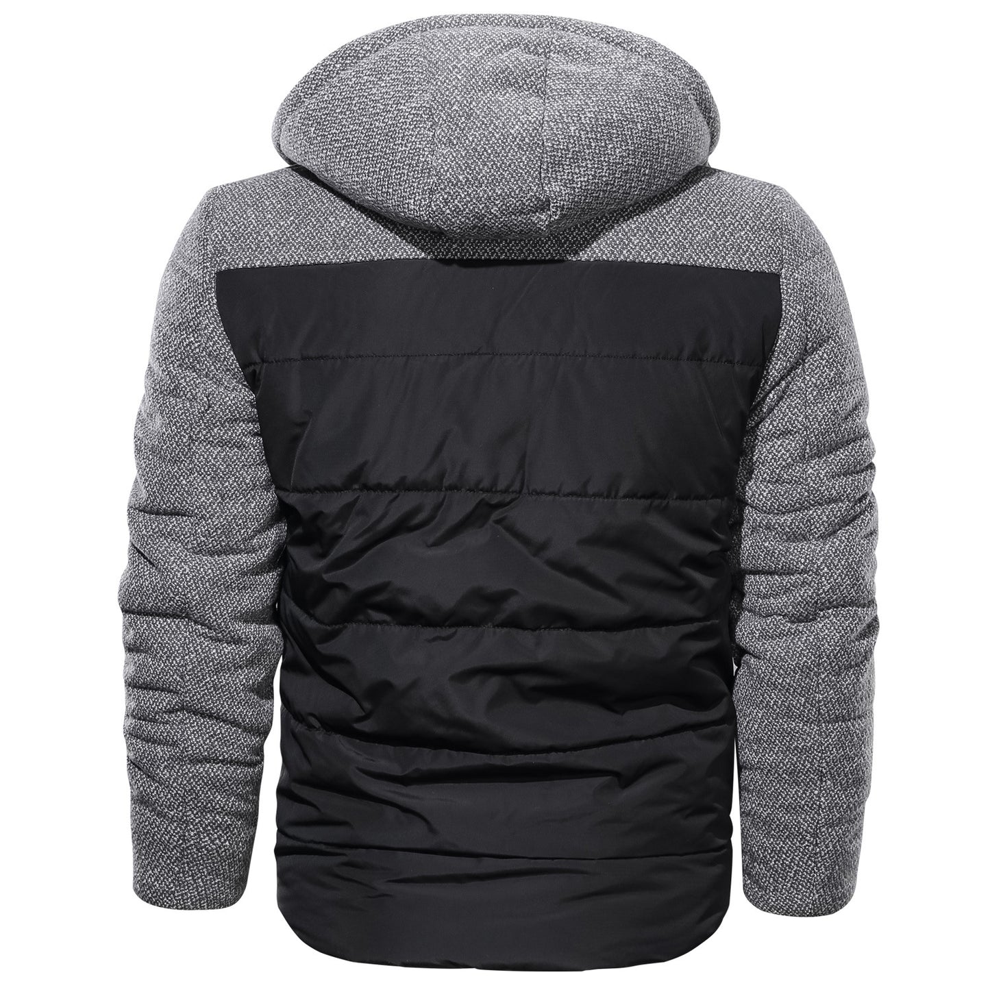 MOQ 200pcs Spliced Men's Cotton Jacket Plus Size Jacket