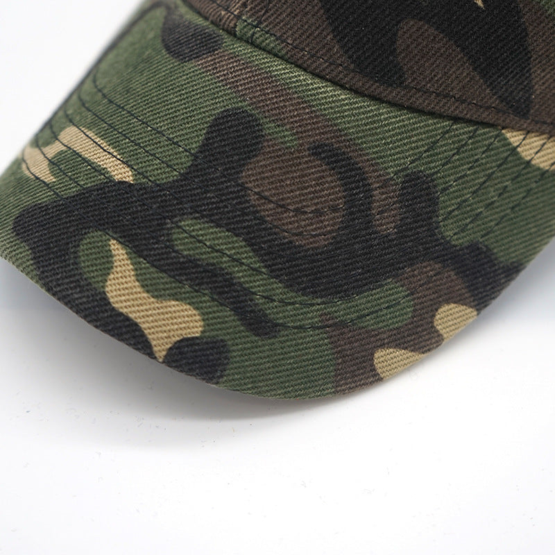 Sommerlejr Udendørs Bomuld Camouflage Baseballkasket