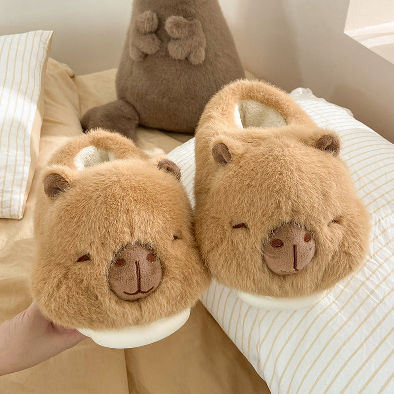 Women's Winter Bag Heel Outer Wear Home Cotton Slippers