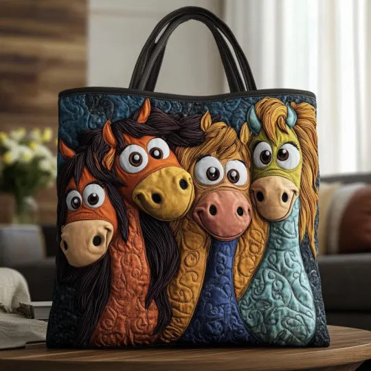 Fashion-Printed Tote And Shoulder Bag 3D
