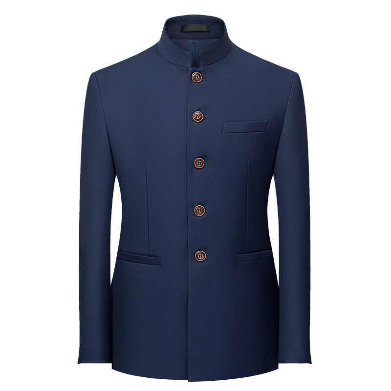 Men's Retro Business Casual Plus Size Small Suit Jacket