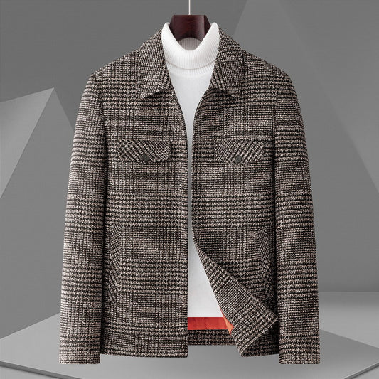 Autumn New Men's Youth Fashion Casual Lapel Jacket