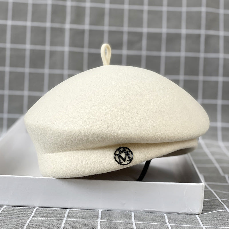 Women's Elegant Woolen Retro All-match Beret