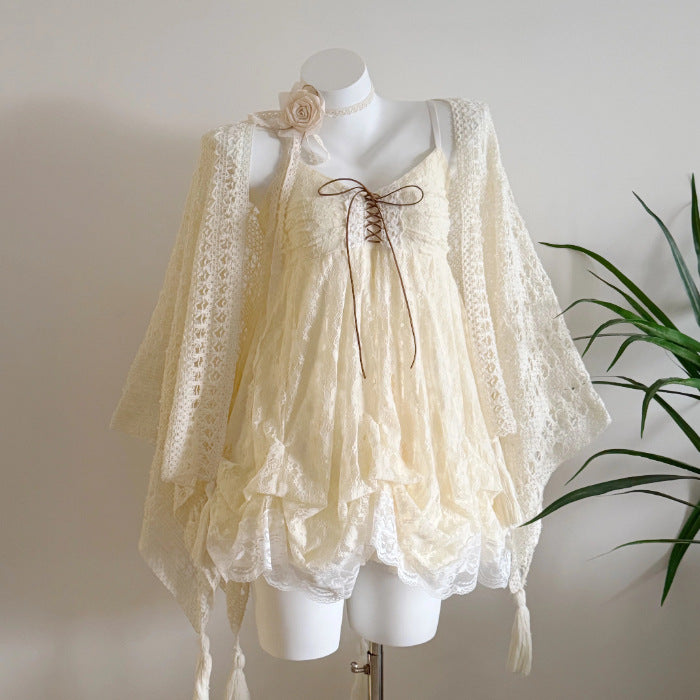 Fashion Set Fresh And Sweet Bloom Dress For Girls