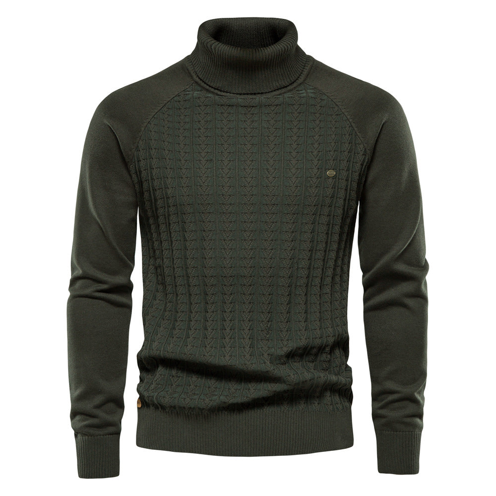 Solid Color Men's Knitwear Business Casual Sweater