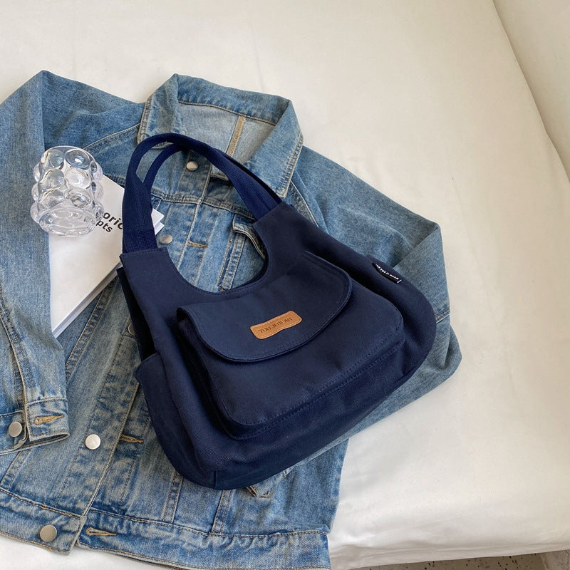 Leisure Commute Large Capacity Summer Fashion Canvas Support All-match Shoulder Bag