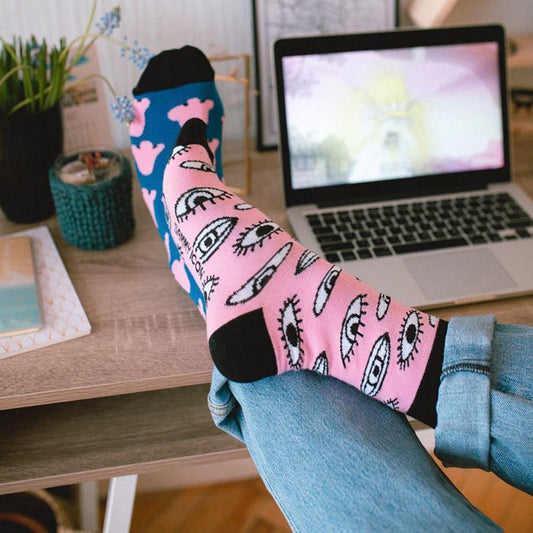 Cartoon Jacquard Sports Skate Socks