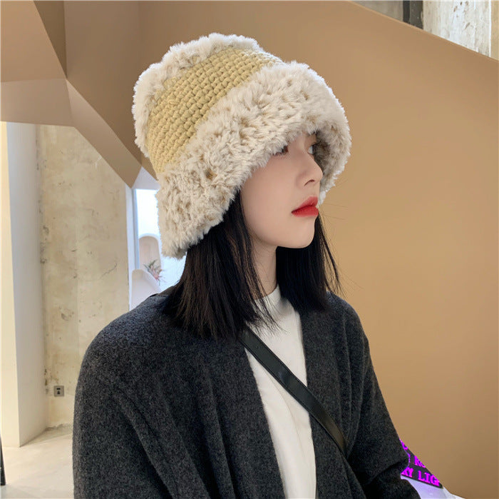 Women's Fashion Retro Hundred With Ear Protection Warm Woolen Hat