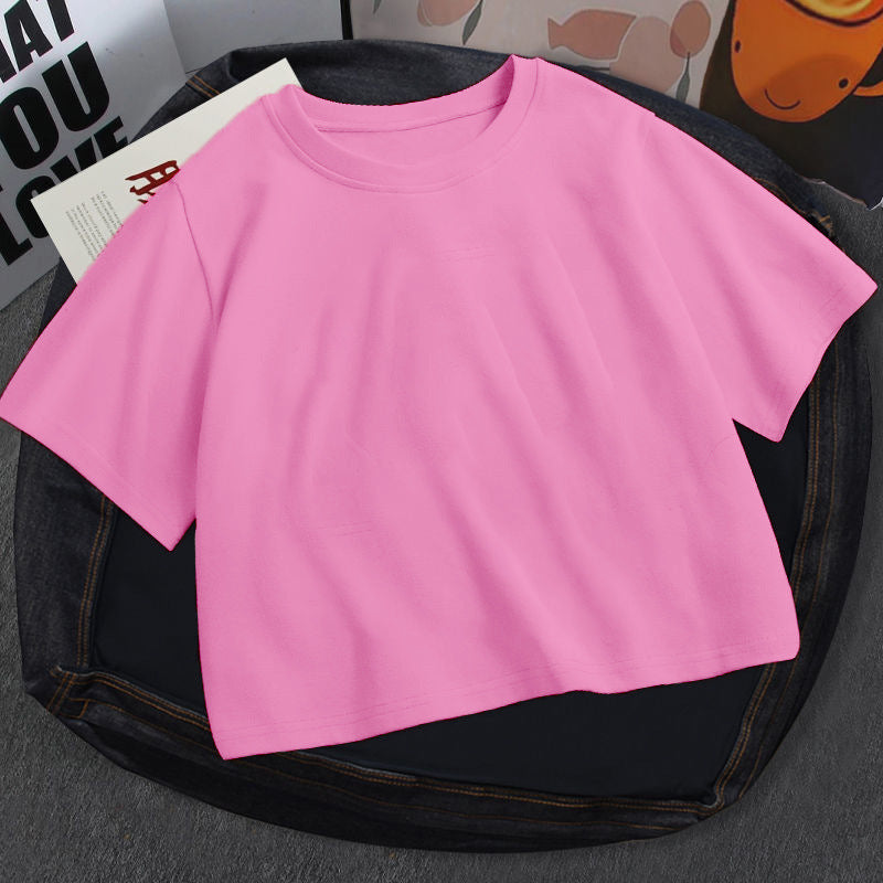 European And American DIY Summer Y2g Short-sleeved Women's T-shirt Hot Girl