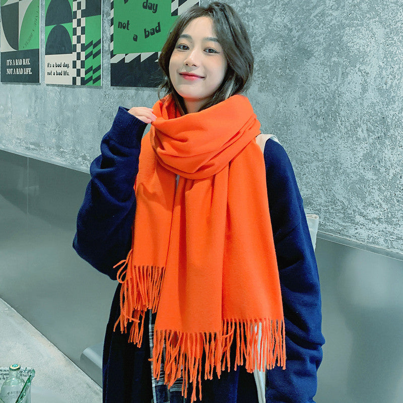 Men's Fashion Solid Color Scarf Shawl