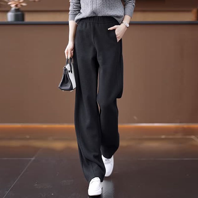 Slimming Relaxed-fit Wide-leg Pants For Women Casual Style
