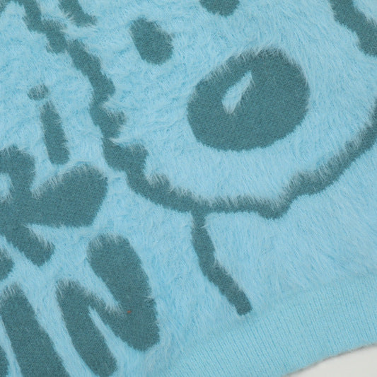 Cartoon Puppy Brocade Sweater Men And Women