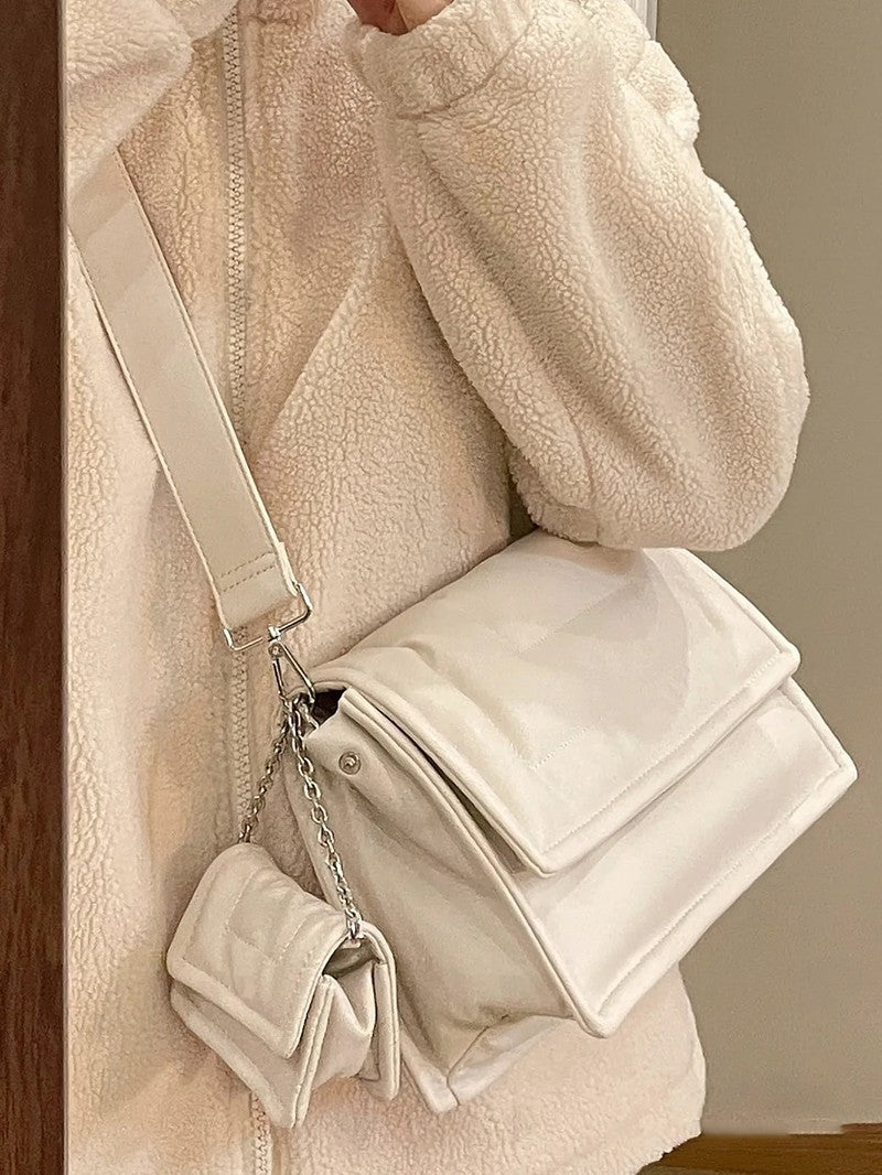 Large Capacity Stacked Shoulder Crossbody Underarm Sports Bag