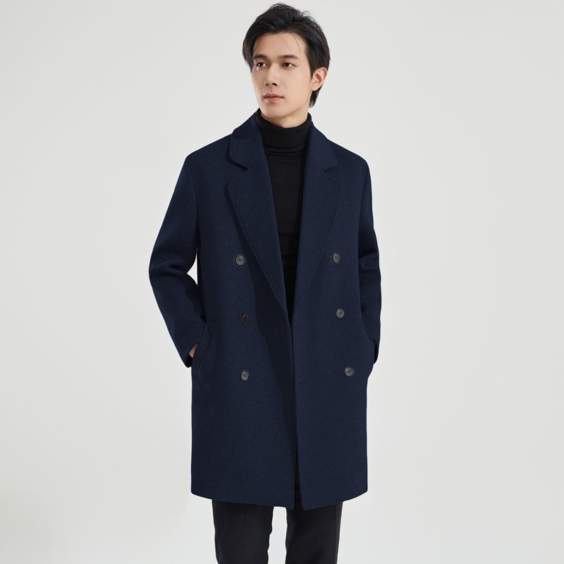 New Stylish Double-faced Wool And Cashmere