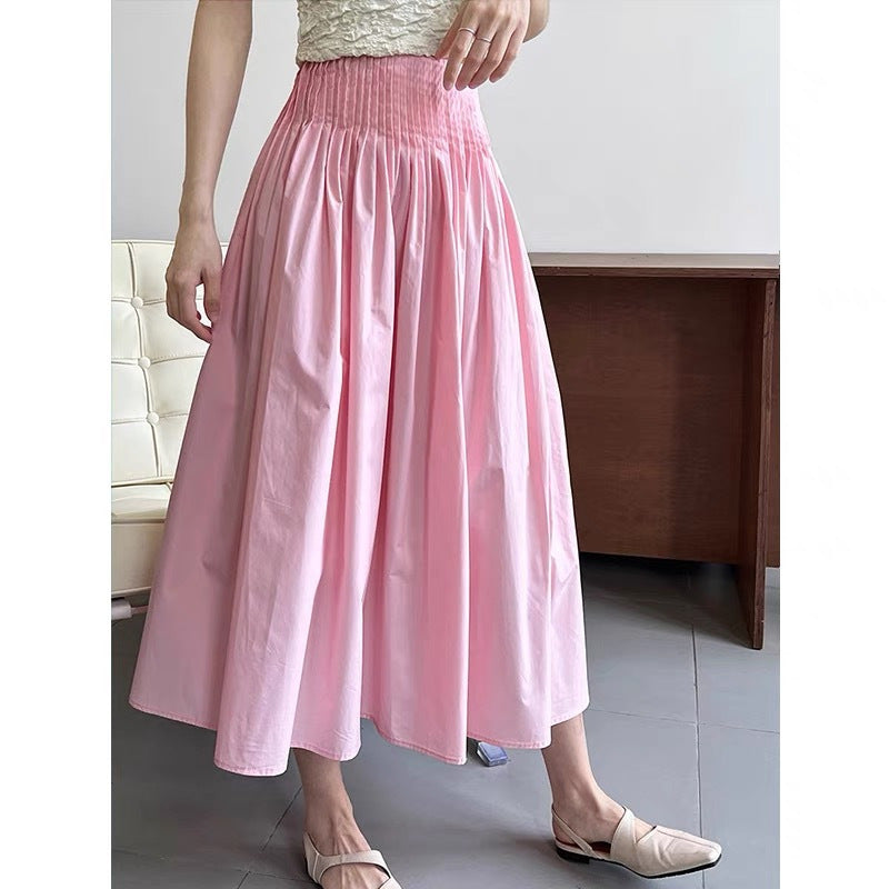 Niche Temperament Sweet Big Hem Umbrella Skirt
