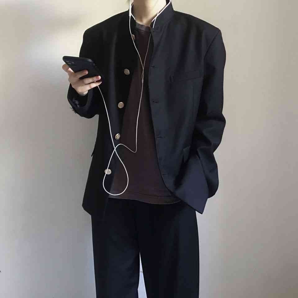 Mens Suit Jacket In Preppy Style