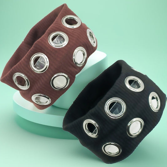 Women's Fashion Hollowed-out Punk Elastic Headband