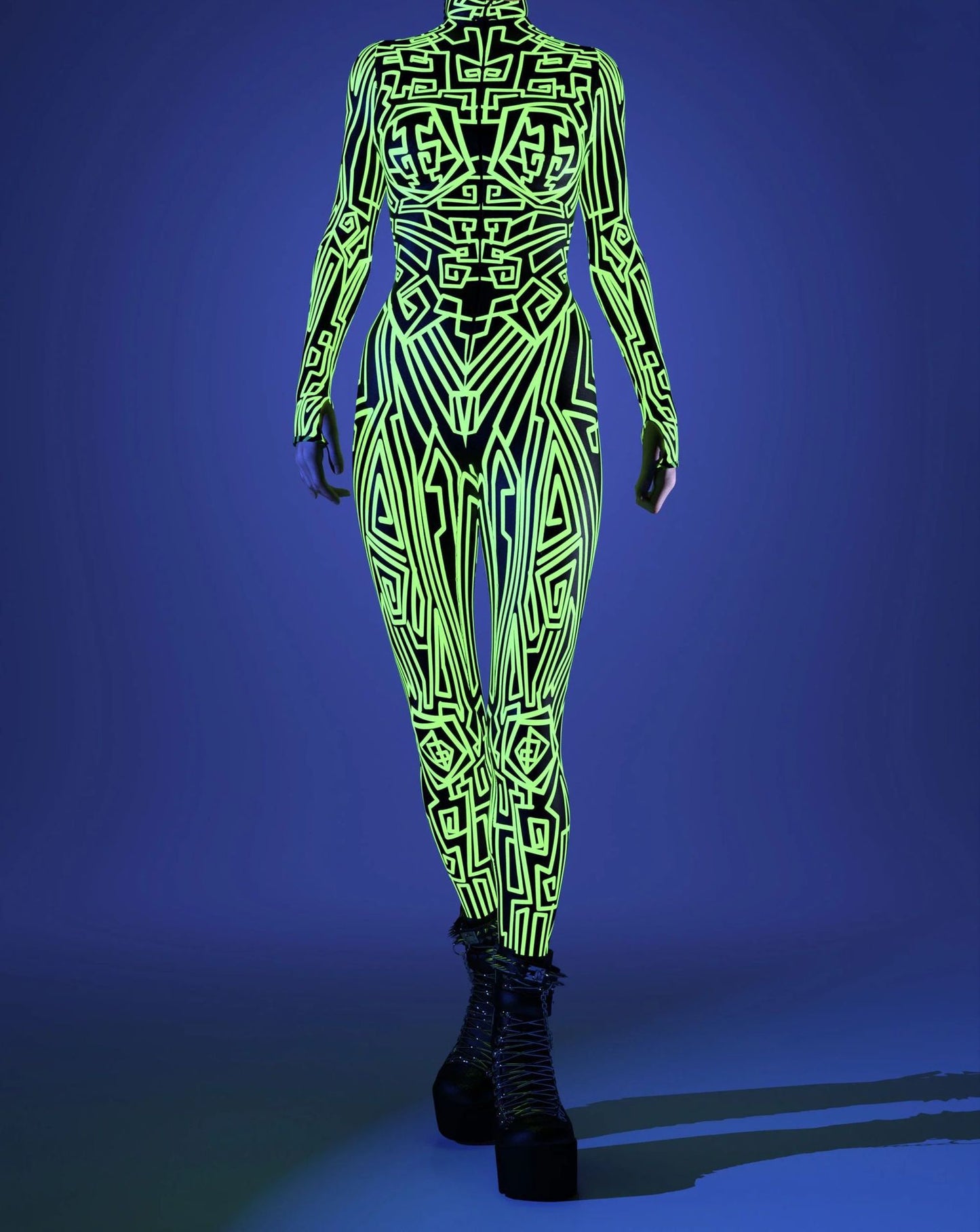 Tights Digital Printing One-piece Play Costume
