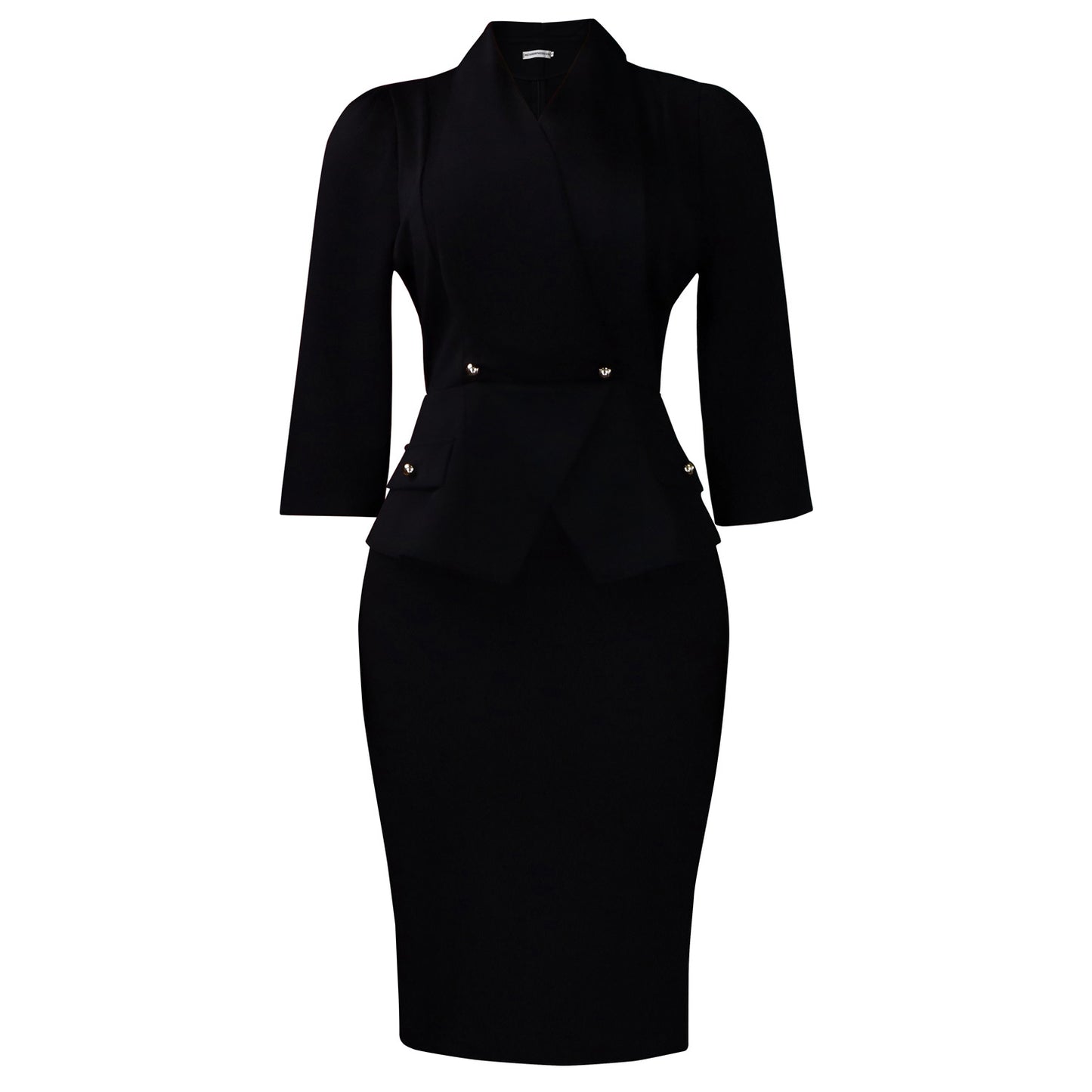 Womens Elegant Solid Color African Bodycon Dress