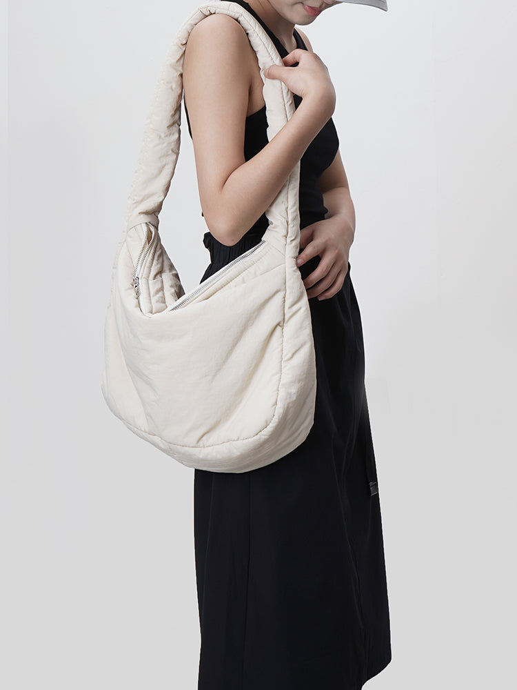 Crossbody Bag Large Capacity Casual Wide Shoulder Straps Shoulder Bag