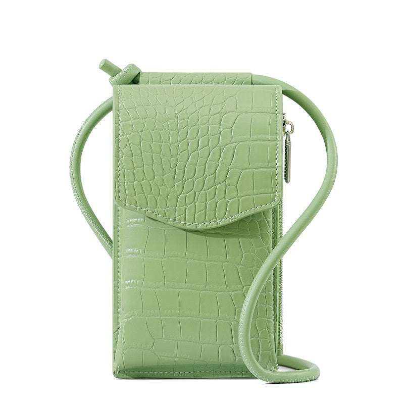 Simple Large Capacity Stone Pattern Mobile Phone Bag