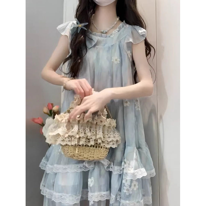 New Petite-style Chic Princess Mini Skirt