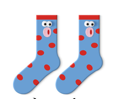 Ugly And Cute Fun Socks Mid Tube Stockings Cute