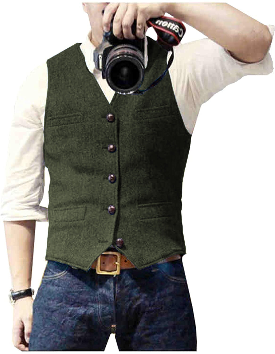 Men's Vest Herringbone Wedding Dress