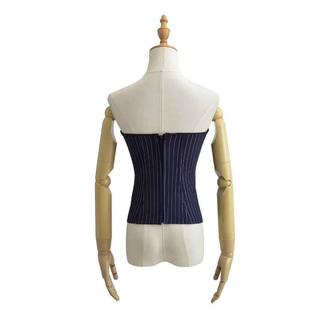 Sexy Fishbone Striped Waist Base All-matching Tube Top