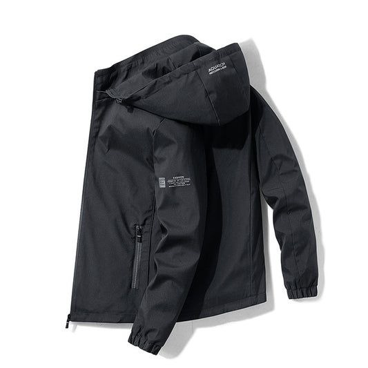 Youth Handsome Fleece-lined Thick Jacket Men